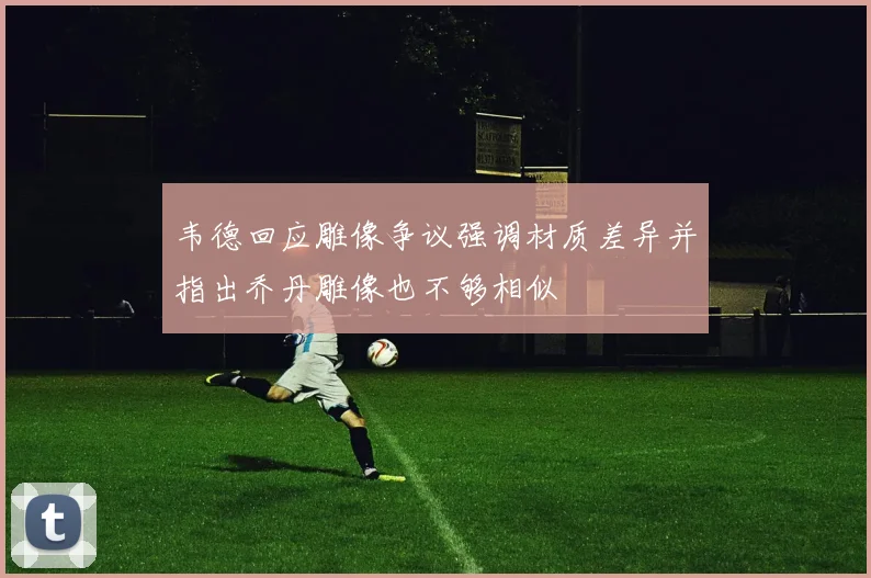 韦德回应雕像争议强调材质差异并指出乔丹雕像也不够相似